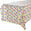 Fantasías Miguel Art.8379 Mantel Plástico Rectangular Puntos 1.38x2.76m 1pz Blanco/Multi
